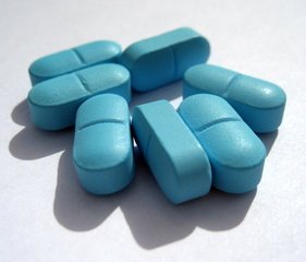 modré pilulky