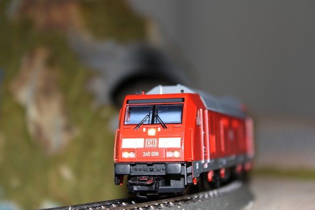 klasický elektrický model vlaku